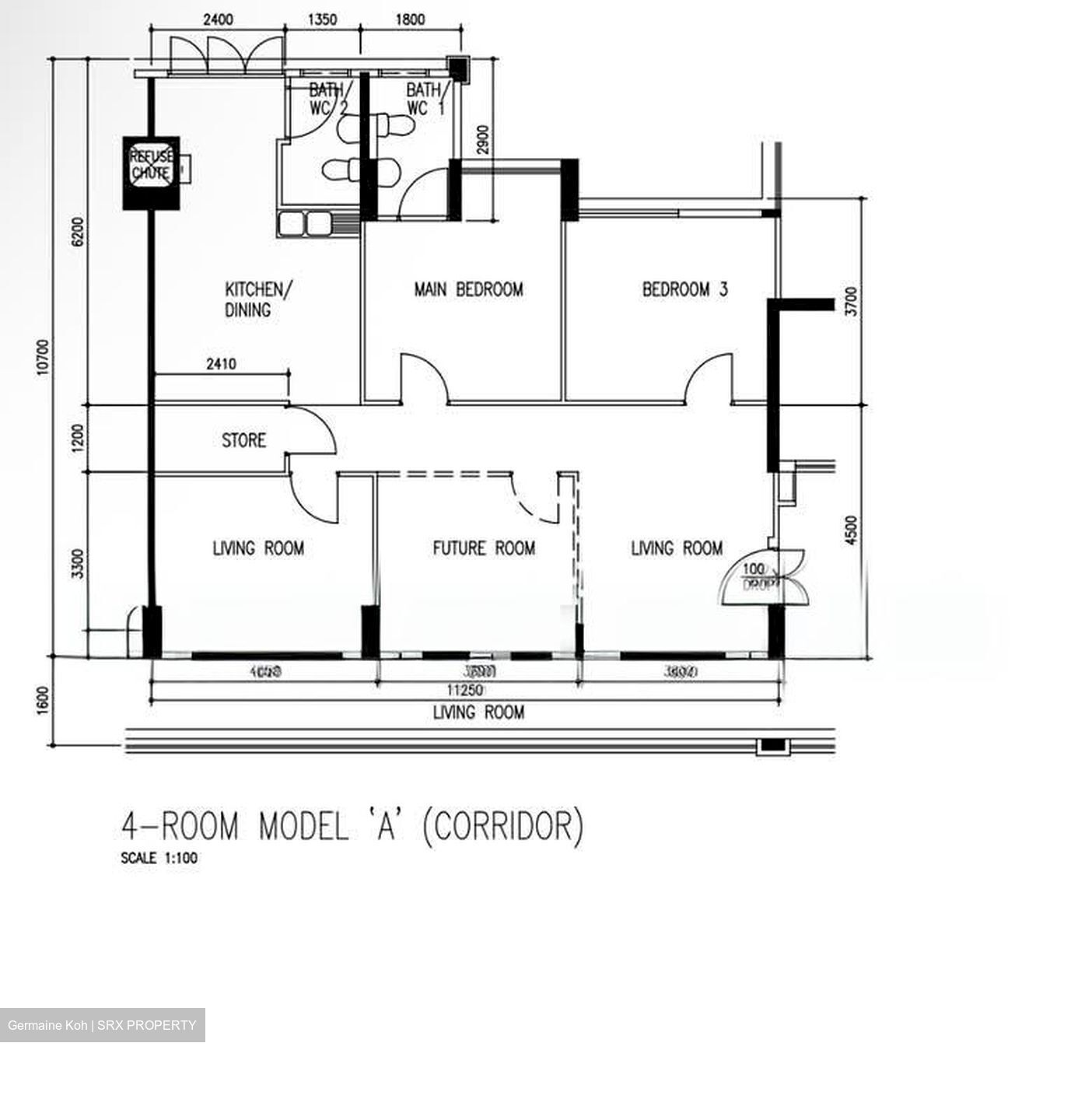 Blk 549 Hougang Street 51 (Hougang), HDB 4 Rooms #574100501
